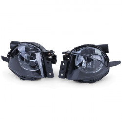 átlátszó üvegű ködlámpa H11 Fekete füstszínű BMW 3 Series E90 E91 05-08