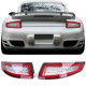 Világítás RACES LED hátsó lámpák (LED Bar) Porsche 911 997 Coupe Cabrio 04-08-hoz, piros-átlátszó | race-shop.hu