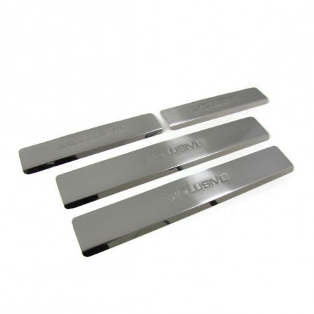 Body kitek és vizuális kiegészítők Rozsdamentes acél küszöbvédő Exclusive Peugeot 308 07-től | race-shop.hu