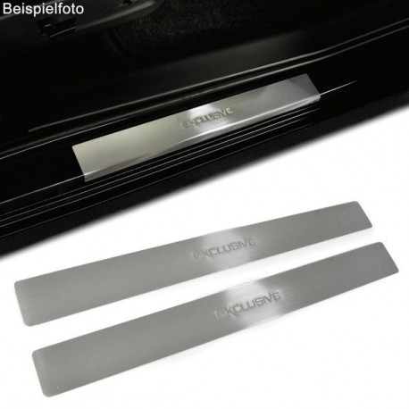 Body kitek és vizuális kiegészítők Rozsdamentes acél küszöbvédő Exclusive Peugeot 406 Coupe 97-14 | race-shop.hu