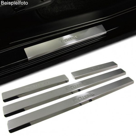 Body kitek és vizuális kiegészítők Rozsdamentes acél küszöbvédő Exclusive VW Jetta 1K2 05-11 | race-shop.hu