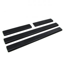 Rozsdamentes acél küszöbvédő Exclusive Fekete Citroen C4 B7 09-től