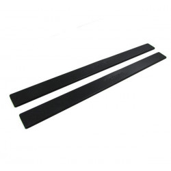 Rozsdamentes acél küszöbvédő Exclusive Fekete Fiat Grande Punto 2 ajtós 05-től