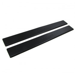 Rozsdamentes acél küszöbdísz Exclusive Fekete Ford Fiesta VI 08-tól 2 ajtós