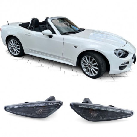 Világítás oldalsó ívek Fekete füstszínű Fiat 124 Spider 16-20 | race-shop.hu