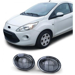 oldalsó ívek Fekete füstszínű Pár Fiat 500 07-től Ford Ka Lancia Maserati