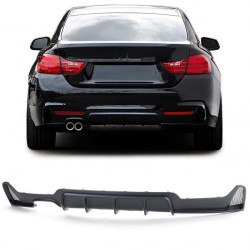 hátsó diffúzor performance matt dupla kimenet bal 4 series BMW F32 F33 F36