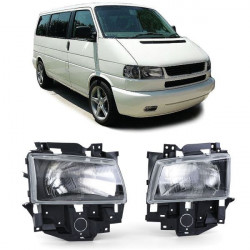 fényszórók H4 Fekete füstszínű VW Bus T4 Caravelle Multivan 96-03