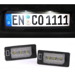 LED fehér rendszámtábla világítás high power 6000K BMW E88 convertible 07 - 11