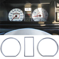 Sebességmérő gyűrű keret 3 részes Króm VW Golf 2 83-92