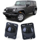 Világítás LED oldalsó ívek Fekete füstszínű Pár Jeep Wrangler JK 07-17 | race-shop.hu