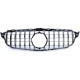 Body kitek és vizuális kiegészítők Sport hűtőrács Fekete Króm Mercedes C Class W205 S205 13-18 | race-shop.hu