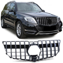 hűtőrács sport fényes Fekete Króm Mercedes GLK X204 facelift 12-15