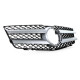 Body kitek és vizuális kiegészítők RACES hűtőrács (Sport) Mercedes GLK X204 Vorfacelift 08-12-höz, fekete, ezüst króm | race-shop.hu