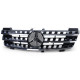 Body kitek és vizuális kiegészítők Sport hűtőrács fényes Fekete Króm Mercedes M Class ML W164 05-08 | race-shop.hu