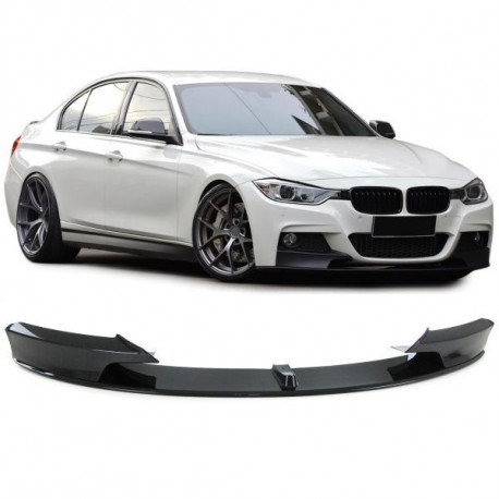 Body kitek és vizuális kiegészítők RACES első splitter (Performance) BMW F30 F31-hez, karbon hatású | race-shop.hu