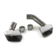 Univerzális Kipufogóvégek Rozsdamentes acél kipufogóvégek V8 sport Pár BMW X5 F15 13-18 | race-shop.hu
