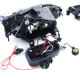 Világítás Átlátszó üveg fényszórók Fekete H7 H7 + adapter Peugeot 206 minden modell 98-tól | race-shop.hu