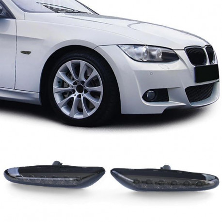Világítás LED Oldalsó irányjelző Fekete füstszínű BMW 3 Series E46 01-05 E90 E91 E92 E93 | race-shop.hu
