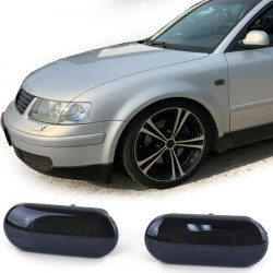LED oldalsó irányjelző Fekete VW Passat 3B 3BG Polo 6N 9N Sharan Vento