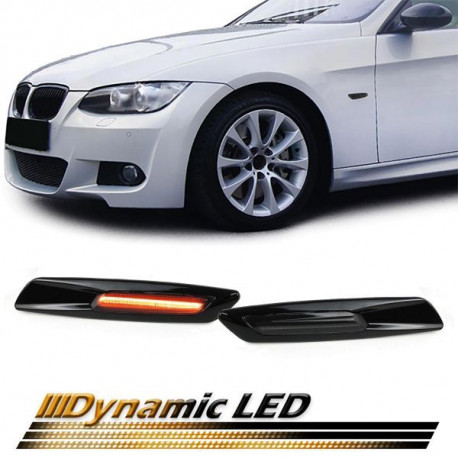 Világítás Dynamic LED oldalsó ívek Fekete BMW E82 E88 E90 E91 E92 5 Series E60 | race-shop.hu