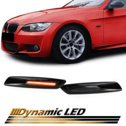 Dynamic LED oldalsó ívek Fekete BMW 1 Series E82 E88 5 Series E60 E61