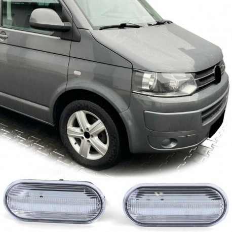 Világítás Dynamic LED oldalsó átlátszó ívek VW T5 Transporter Caravelle Multivan 03-tól | race-shop.hu