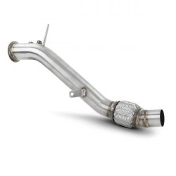 RACES downpipe katalizátor nélkül BMW E81 E82 E87 E88 diesel-hez
