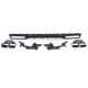 Body kitek és vizuális kiegészítők hátsó diffúzor 4 csővel Fekete + kipufogóvégek Mercedes C Class S205 station wagon 14-18 | race-shop.hu