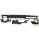 Body kitek és vizuális kiegészítők hátsó diffúzor 4 csővel Fekete + kipufogóvégek Mercedes C Class S205 station wagon 14-18 | race-shop.hu