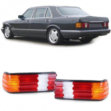 Világítás RACES hátsó lámpák Mercedes S Class W126 79-91-hez | race-shop.hu