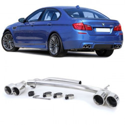 kipufogóvégek 4 csővel duplex sport kinézet conversion BMW F10 F11 F12 F13