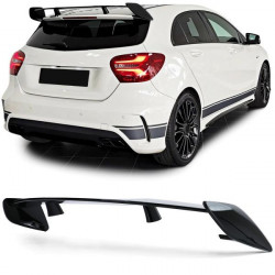Hátsó tető spoiler fényes Fekete Mercedes A Class W176 12-től