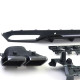 Body kitek és vizuális kiegészítők hátsó sport diffúzor kipufogóvégekkel Fekete Mercedes C C205 Coupe 15-18 | race-shop.hu