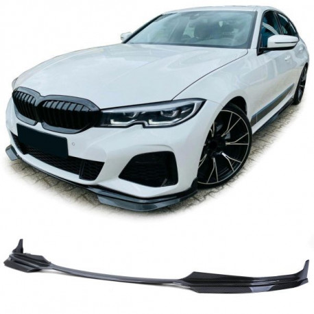 Body kitek és vizuális kiegészítők első spoiler ajak performance karbon kinézet BMW 3 Series G20 G21 18-tól | race-shop.hu