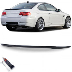 Sport hátsó spoiler ajak fényes Fekete ABE BMW 3 Series E92 Coupe 06-13