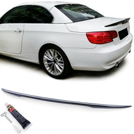 Body kitek és vizuális kiegészítők Sport hátsó spoiler ajak fényes Fekete BMW 3 series E93 convertible 06-13 | race-shop.hu