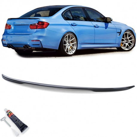 Body kitek és vizuális kiegészítők Sport hátsó spoiler karbon kinézet BMW 3 series F30 sedan F80 M3 11-19 | race-shop.hu