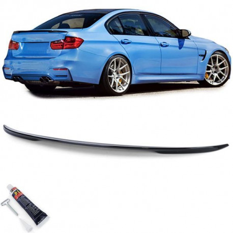 Body kitek és vizuális kiegészítők RACES hátsó spoiler (Sport) BMW 3 Series F30 Sedan F80 M3 11-19-hez, fényes fekete | race-shop.hu