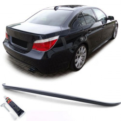 Sport hátsó spoiler ajak fényes Fekete ABE BMW 5 Series E60 Sedan 03-10