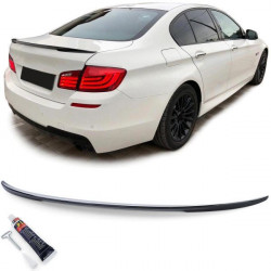 Sport hátsó spoiler ajak fényes Fekete ABE BMW 5 Series F10 F18 10-16