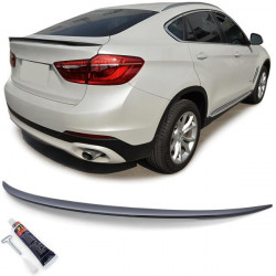 Sport hátsó spoiler ajak fényes Fekete ABE BMW X6 F16 14-19