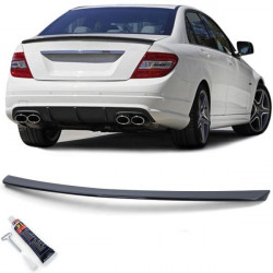 RACES spoiler toldat (Sport) Mercedes C Class W204 sedan 07-14-hez, fényes fekete