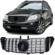 Body kitek és vizuális kiegészítők Sport hűtőrács fényes Fekete Króm Mercedes M Class ML W164 05-08 | race-shop.hu