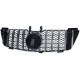 Body kitek és vizuális kiegészítők Sport hűtőrács fényes Fekete Króm Mercedes M Class ML W164 05-08 | race-shop.hu