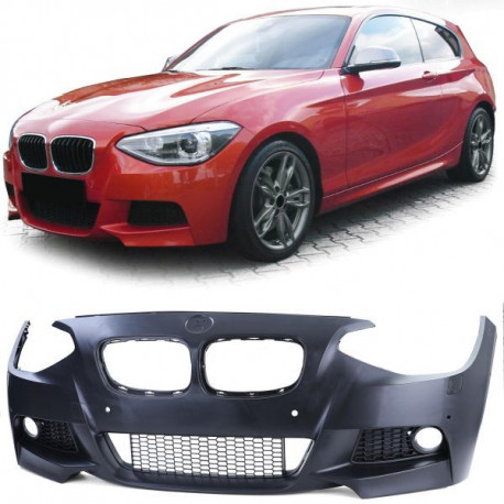 Body kitek és vizuális kiegészítők RACES első lökhárító (Sport) BMW 1 Series F20 F21 10-14 pre-facelift-hez | race-shop.hu