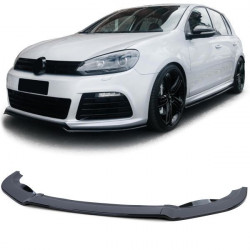 RACES első splitter (Performance) Golf 6 09-12 with R20 bumper-hez, fényes fekete