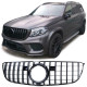 Body kitek és vizuális kiegészítők Sport hűtőrács fényes Fekete Mercedes GLS X166 15-19 | race-shop.hu