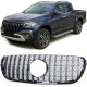 Body kitek és vizuális kiegészítők Sport hűtőrács Króm fényes Fekete Mercedes X Class W470 17-20 | race-shop.hu