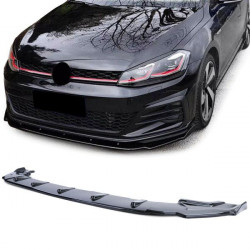 CUP első spoiler ajak fényes Fekete VW Golf 7 GTI 13-20